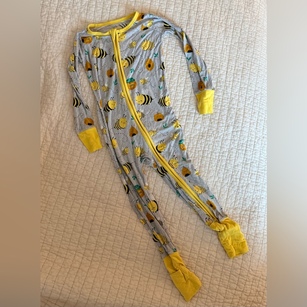 Little Sleepies Bee Happy Zippy | 2T